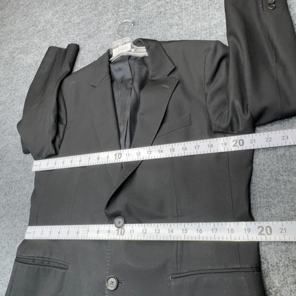 Gucci Blazer Mens 40 Black 2 Button Jacket Luxury Designer Formal 19940 Uniform
